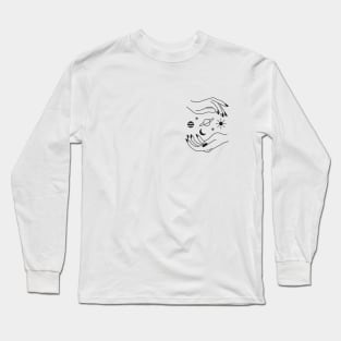 Your Universe is in Your Hands Design Long Sleeve T-Shirt